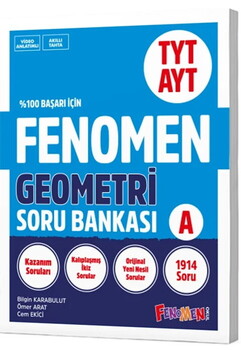  Fenomen Okul Yayınları TYT AYT Geometri A Soru Bankası