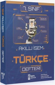 İsem Yayınları 7. Sınıf Türkçe Akıllı İsem Defteri