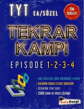  Kafa Dengi Yayınları TYT Eşit Ağırlık Sözel Tüm Dersler Tekrar Kampı