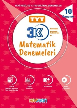  2024 Katyon Yayınları TYT Matematik 3K 10 Deneme