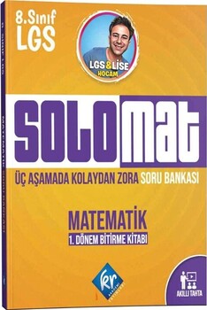  KR Akademi 8. Sınıf LGS Solomat Matematik 1. Dönem Soru Bankası