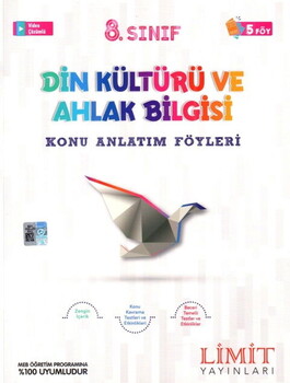 Limit Yayınları 8. Sınıf Din Kültürü ve Ahlak Bilgisi Konu Anlatım Föyleri