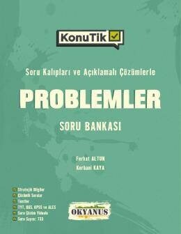  Okyanus Yayınları Tüm Adaylar İçin Problemler KonuTik Soru Bankası