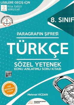Paragrafın Şifresi 8. Sınıf LGS Türkçe Sözel Yetenek Konu Anlatımlı Soru Kitabı
