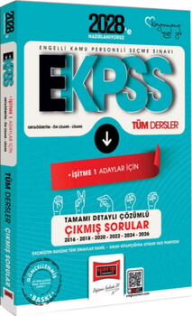 Yargı Yayınları 2028 EKPSS Ortaöğretim Ön Lisans Lisans Tüm Dersler İşitme 1 Adaylar İçin 10 Yıl Çıkmış Sorular