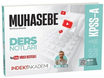  İndeks Akademi KPSS A Grubu Muhasebe Video Ders Notları
