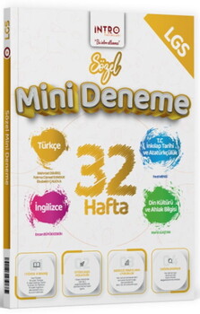 İntro Yayınları 8. Sınıf LGS Sözel 32 Hafta Mini Denemeleri
