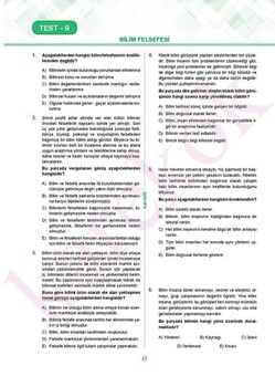 Karekök Yayınları TYT Felsefe Güncel Soru Bankası