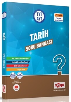 Nego Yayınları TYT AYT Tarih Soru Bankası