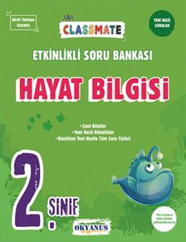  Okyanus Yayınları 2. Sınıf Hayat Bilgisi Classmate Etkinlikli Soru Bankası