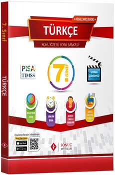  Sonuç Yayınları 7. Sınıf Türkçe Kazanım Merkezli Soru Kitapçığı Seti Yenilenmiş Baskı