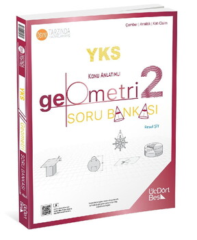 ÜçDörtBeş Yayınları TYT AYT Geometri Soru Bankası 2. Kitap