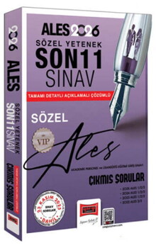  Yargı Yayınları 2026 ALES Sözel Yetenek Son 11 Sınav Çıkmış Sorular