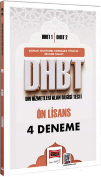 Yargı Yayınları DHBT 1 DHBT 2 Ön Lisans 4 Deneme Sınavı