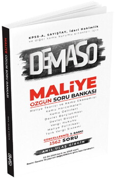  Anıl Ulaş Girgin KPSS A Grubu DEMASO Maliye Özgün Soru Bankası 9. Baskı