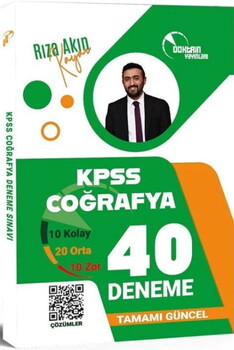  Doktrin Yayınları KPSS Coğrafya 40 Deneme Çözümlü