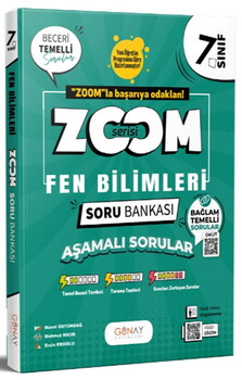  Günay Yayınları 7. Sınıf Fen Bilimleri Zoom Serisi Soru Bankası