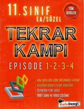 Kafa Dengi Yayınları 11. Sınıf Eşit Ağırlık Sözel Tüm Dersler Tekrar Kampı