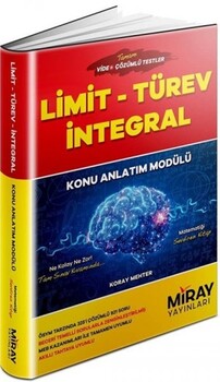  Miray Yayınları Limit Türev İntegral Konu Anlatım Modülü