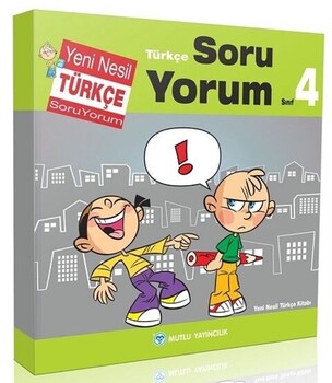  2025 Mutlu Yayıncılık 4. Sınıf Türkçe Soru Yorum Soru Bankası