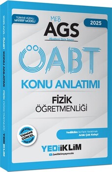  Yediiklim  2025 MEB AGS ÖABT Fizik Öğretmenliği Konu Anlatımı