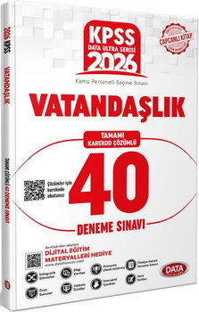  Data Yayınları 2026 KPSS Vatandaşlık Ultra 40 Deneme