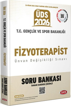  Data Yayınları 2026 ÜDS Gençlik ve Spor Bakanlığı Fizyoterapist Soru Bankası