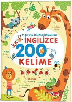  Dikkat Atölyesi Yayınları A dan Z ye Eğlenceli Resimlerle İngilizce İlk 200 Kelime