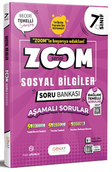  Günay Yayınları 7. Sınıf Sosyal Bilgiler Zoom Serisi Soru Bankası