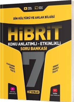  Hız Yayınları 7. Sınıf Din Kültürü ve Ahlak Bilgisi HİBRİT Konu Anlatımlı Etkinlikli Soru Bankası