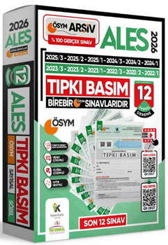 İnformal Yayınları 2026 ALES ÖSYM Tıpkı Basım Çıkmış Soru 12 li Deneme