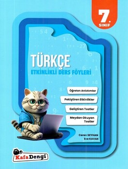  Kafa Dengi Yayınları 7. Sınıf Türkçe Etkinlikli Ders Föyleri