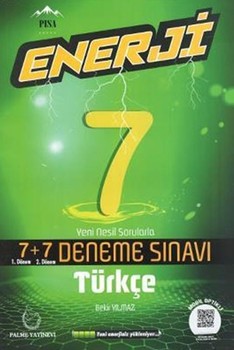  Palme Yayınları 7. Sınıf Türkçe Enerji 7 + 7 Deneme
