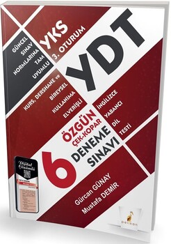 Pelikan Yayınları YDT İngilizce Çek Kopar 6 Özgün Deneme Sınavı Dijital Çözümlü