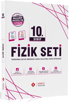 Sonuç Yayınları 10. Sınıf Fizik Maarif Modele Uygun Soru Bankası Modüller Set