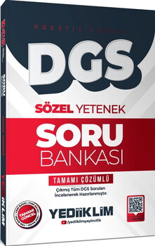  Yediiklim  2026 DGS Prestij Serisi Sözel Yetenek Tamamı Çözümlü Soru Bankası