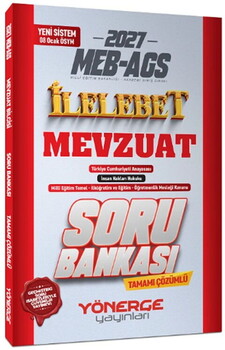 Yönerge 2027 MEB AGS Mevzuat İlelebet Soru Bankası