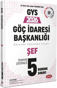  Data Yayınları 2026 GYS Göç İdaresi Başkanlığı Şef Tamamı Çözümlü 5 Deneme