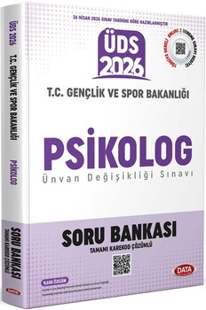  Data Yayınları 2026 ÜDS Gençlik Ve Spor Bakanlığı Psikolog Soru Bankası
