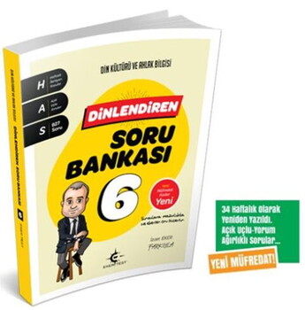  Eker Test 6. Sınıf Din Kültürü ve Ahlak Bilgisi Dinlendiren Soru Bankası