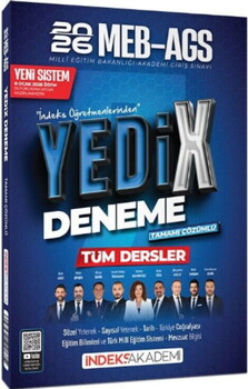 İndeks Akademi 2026 MEB AGS Tüm Dersler YediX 7 Deneme