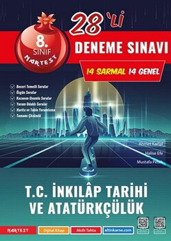  Nartest Yayınları 8. Sınıf Nar Tanesi T.C. İnkılap Tarihi Ve Atatürkçülük 28 li Deneme Sınavı