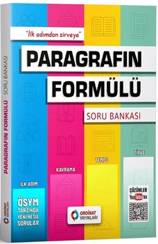  Ordinat Yayınları TYT AYT Paragrafın Formülü Soru Bankası