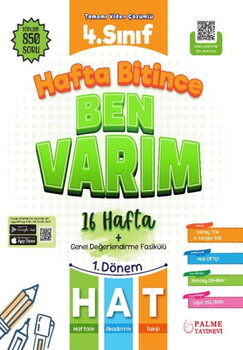  Palme Yayınları 4. Sınıf Hafta Bitince Ben Varım