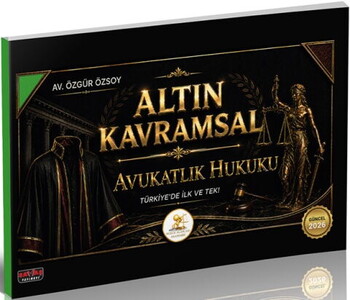  Savaş Yayınları 2026 HUKAL Altın Kavramsal Avukatlık Hukuku