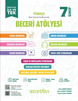Startfen Yayınları 7. Sınıf Türkçe Beceri Atölyesi