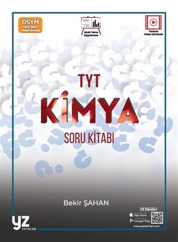  YZ Yayınları TYT Kimya Soru Kitabı