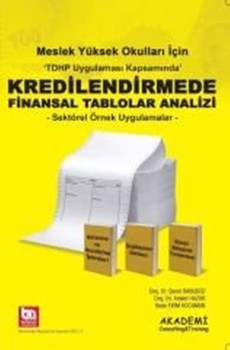  Akademi Eğitim MYO Kredilendirmede Finansal Tablolar Analizi