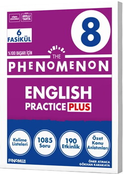 Fenomen Okul Yayınları 8. Sınıf The Phenomenon Englısh Practıce Plus 6 Fasikül
