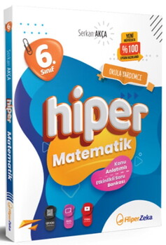  Hiper Zeka Yayınları 6. Sınıf Hiper Matematik Konu Anlatımlı Soru Bankası
